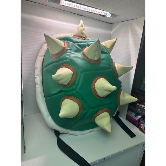 Bioworld Nintendo Bowser Spiked Shell Backpack Green Super Mario Koopa Cosplay